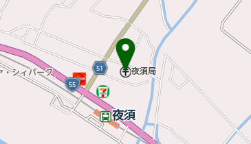 夜須郵便局の地図画像