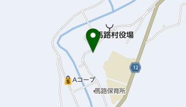 馬路郵便局の地図画像