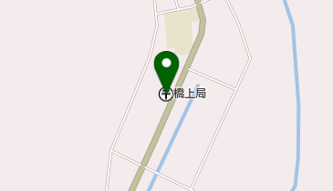 橋上郵便局の地図画像