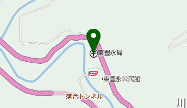 東豊永郵便局の地図画像
