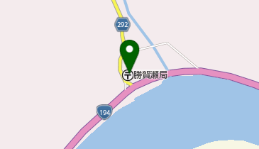 勝賀瀬郵便局の地図画像