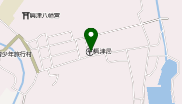 興津郵便局の地図画像