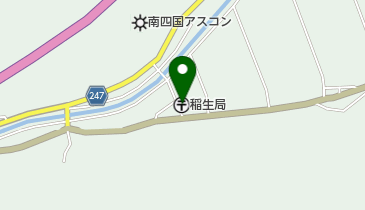 稲生郵便局の地図画像