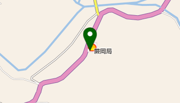 蕨岡郵便局の地図画像