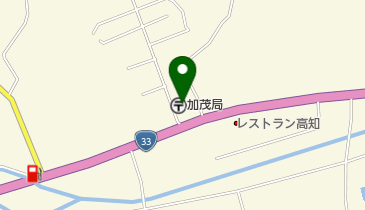 加茂郵便局の地図画像