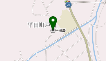 平田郵便局の地図画像