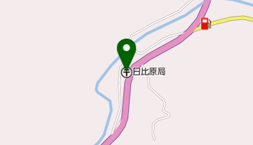 日比原郵便局の地図画像