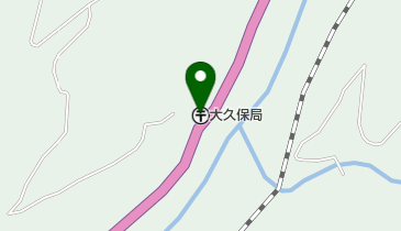 大久保郵便局の地図画像