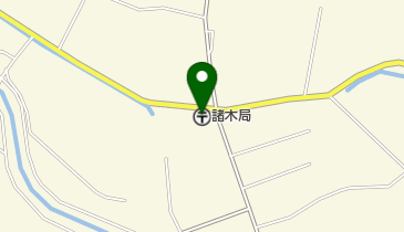 諸木郵便局の地図画像