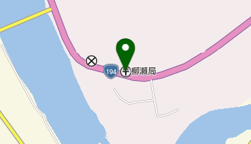 柳瀬郵便局の地図画像