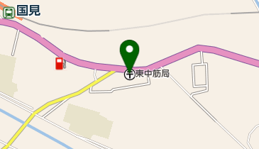 東中筋郵便局の地図画像