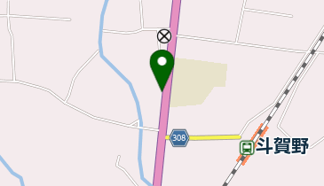 斗賀野郵便局の地図画像