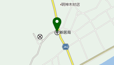 新居郵便局の地図画像