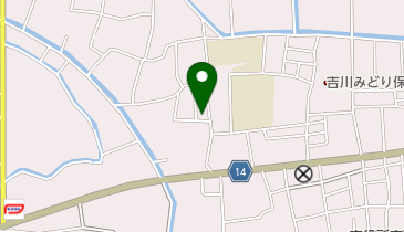 吉川郵便局の地図画像