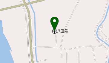 八田郵便局の地図画像