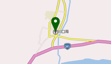 川口郵便局の地図画像