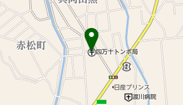 四万十トンボ郵便局の地図画像