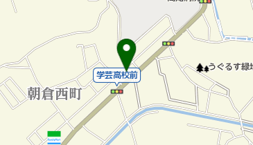 高知朝倉西郵便局の地図画像
