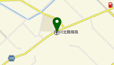 川北簡易郵便局の地図画像
