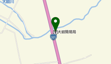 大岐簡易郵便局の地図画像