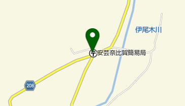 安芸奈比賀簡易郵便局の地図画像