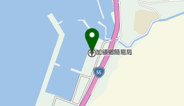 加領郷簡易郵便局の地図画像