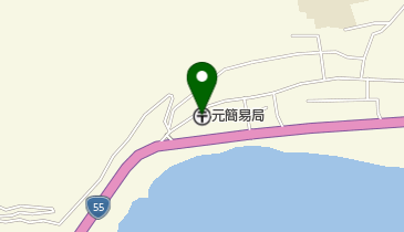 元簡易郵便局の地図画像