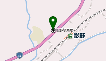 影野簡易郵便局の地図画像