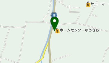 大篠簡易郵便局の地図画像