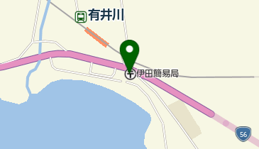 伊田簡易郵便局の地図画像