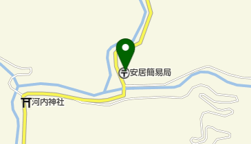 安居簡易郵便局の地図画像