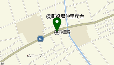 仲里郵便局の地図画像