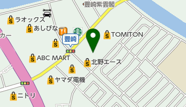 豊崎郵便局の地図画像