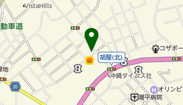 沖縄パークアベニュー郵便局の地図画像