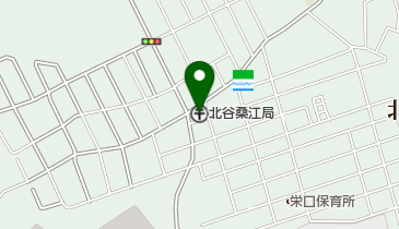 北谷桑江郵便局の地図画像