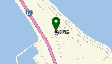 富岡郵便局の地図画像