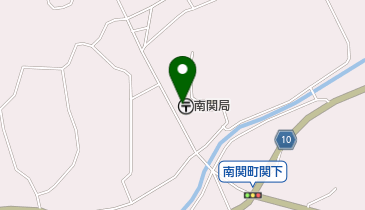 南関郵便局の地図画像
