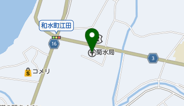 菊水郵便局の地図画像