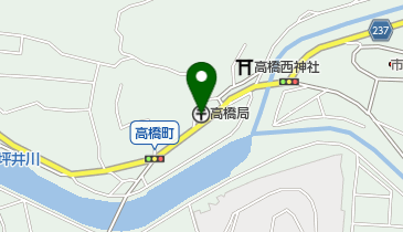 高橋郵便局の地図画像