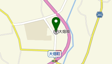 大畑郵便局の地図画像