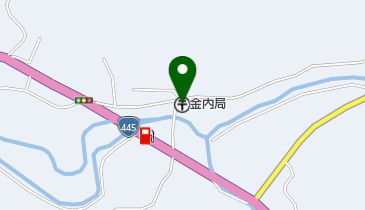 金内郵便局の地図画像