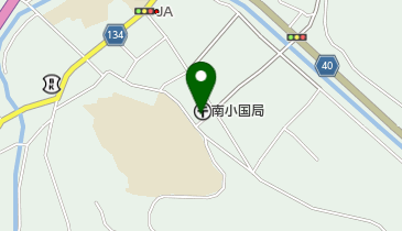 南小国郵便局の地図画像