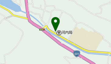 河内郵便局の地図画像