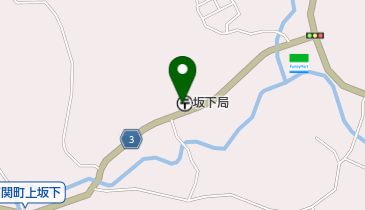 坂下郵便局の地図画像