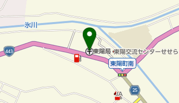 東陽郵便局の地図画像