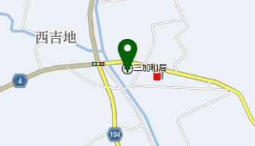 三加和郵便局の地図画像