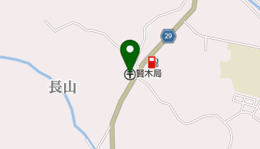 賢木郵便局の地図画像