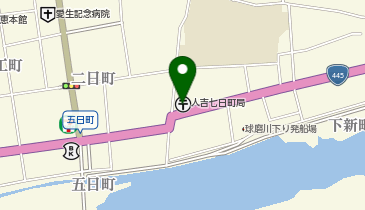 人吉七日町郵便局の地図画像