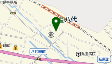 八代駅前郵便局の地図画像