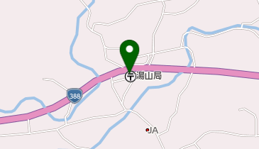 湯山郵便局の地図画像